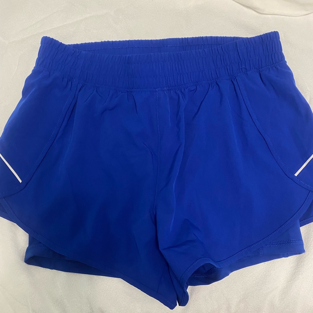 90 Degree By Reflex Royal Blue Athletic Shorts